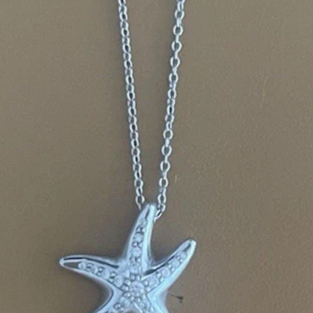 Tiffany & Co Diamond and Platinum Starfish / Elsa Peretti